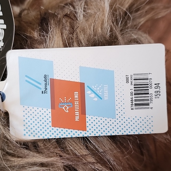 OLD NAVY WOMEN THINSULATE LACE UP WINTER BOOTS w/FAUX FUR TRIM SIZE 7. - Picture 6 of 8